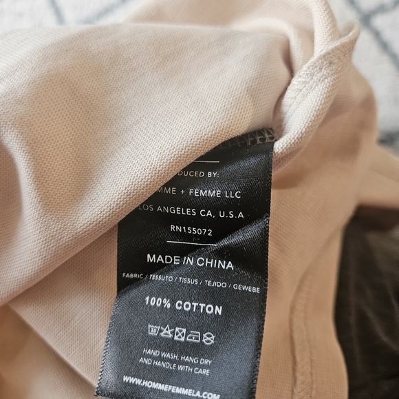 Homme + Femme Mens 100% Cotton T-shirt Xl - Picture 7 of 8